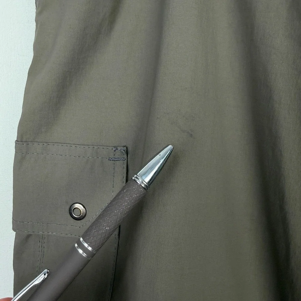 KUHL Liberator Stealth CONVERTIBLE Pants Mens 36x34 Tan Zip Off Hike Cargo *Read